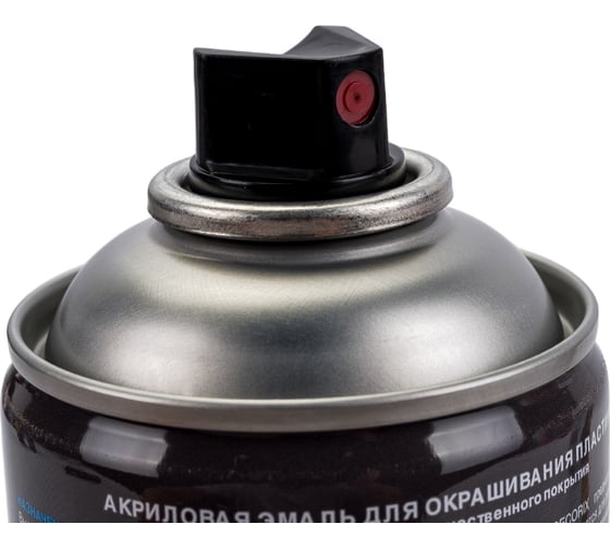 Аэрозольная эмаль по пластику Decorix (черный; матовый; 520 мл) 0117-02 DX