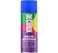 Аэрозольная эмаль Decorix (флуоресцентная; матовая; акриловая; голубой; 520 мл) 0102-05 DX