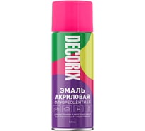 Аэрозольная эмаль Decorix (флуоресцентная; матовая; акриловая; малиновый; 520 мл) 0102-03 DX
