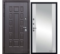 Дверь DIVA 38 Зеркало 2050x860 мм Левая Венге - Д15 Белый Софт УТ-00073813