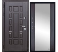 Дверь DIVA 38 зеркало; (2050x860 мм; левая; венге - Д15 венге) УТ-00075214