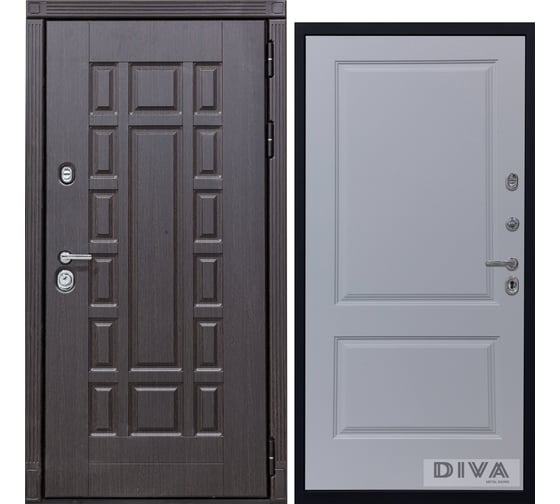 Дверь DIVA 38 2050x960 мм Правая Венге - Д7 Силк Маус УТ-00075135
