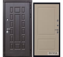 Дверь DIVA 38 2050x960 мм Правая Венге - Д7 Софт шампань УТ-00074191