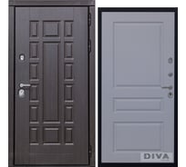 Дверь DIVA 38 2050x860 мм Правая Венге - Д13 Силк маус УТ-00075109