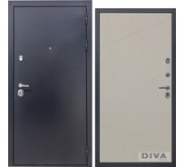 Дверь DIVA 40 2050x860 мм Правая Титан - Д11 Софт Шампань УТ-00074599
