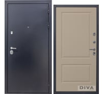 Дверь DIVA 40 2050x860 мм Правая Титан - Д7 Софт Шампань УТ-00074496