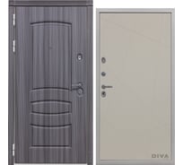 Дверь DIVA 42 2050x860 мм Левая Сандал серый - Д11 Софт Шампань УТ-00075319