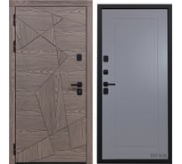 Дверь DIVA 97/2 2050x860 мм Левая Дуб коньяк - Н10 Силк маус УТ-00074847