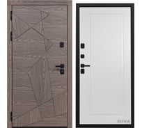 Дверь DIVA 97/2 2050x960 мм Левая Дуб коньяк - Н10 Белый софт УТ-00073725