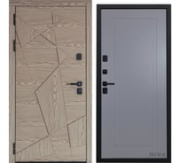 Дверь DIVA 97/1 2050x860 мм Левая Дуб натуральный - Н10 Силк маус УТ-00074952