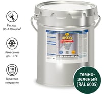 Грунт-эмаль по ржавчине 3 в 1 Новбытхим темно-зеленая RAL 6005 евроведро 20 л 2908