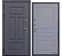 Дверь DIVA 47 2050x860 мм Левая Ясень графит - Д13 Силк Маус УТ-00075213