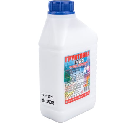 Акриловая грунтовка Прогресс глубокого проникновения, 1 л УТ00001075