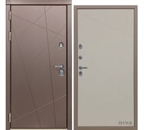 Дверь 50 2050x860 мм Левая Бронза - Д11 Софт Шампань DIVA УТ-00073805