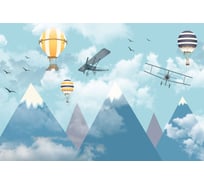 Фотообои DIVINO Полет над горными вершинами 400x270 см Z-096