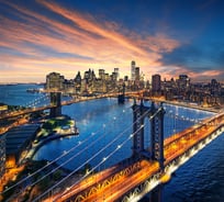 Фотообои DIVINO Закат над мостом 300x270 см Z-125