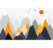 Фотообои DIVINO Солнце над горами, 400x270 см T-237