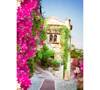 Фотообои DIVINO Улочка в цветах, 200x270 см T-253