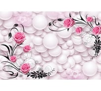 Фотообои DIVINO Цветы на шарах, 400x270 см T-279