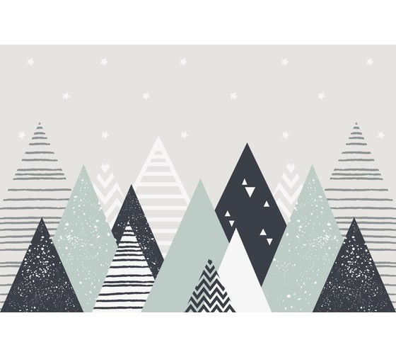 Фотообои DIVINO Зимний горный пейзаж 3, 400x270 см T-315 1