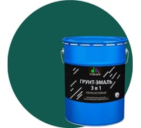 Алкидно-уретановая грунт-эмаль 3 в 1 по ржавчине MALARE (глянцевая; зеленый мох; 20 кг) 2036774681891