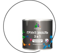 Акриловая грунт-эмаль 3 в 1 по ржавчине MALARE (белый; глянцевая; 0,8 кг) 2036774804009