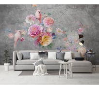 Фотообои DIVINO Розовые попугаи, 400x270 см Z-037