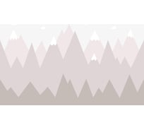 Фотообои DIVINO Розовые горы 3, 400x270 см (повторяющиеся) T-352