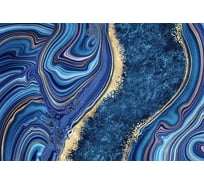 Фотообои DIVINO Синий мраморный агат 400x270 см Z-163