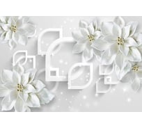 Фотообои DIVINO Белые керамические цветы 400x270 см Z-166