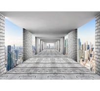 Фотообои DIVINO Тоннель с видом на мегаполис 400x270 см Z-229