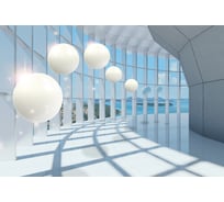 Фотообои DIVINO Шары в светлом коридоре 400x270 см Z-241