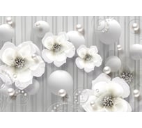 Фотообои DIVINO Шары с крупными цветами 400x270 см Z-243