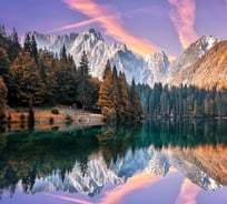 Фотообои DIVINO Озеро Фузине 300x270 см Z-257