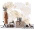 Фотообои DIVINO Золотые цветы принт 300x270 см Z-265 2