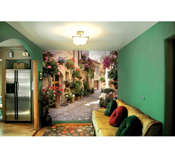 Фотообои DIVINO Италия в цветах 300x270 см C-403 1