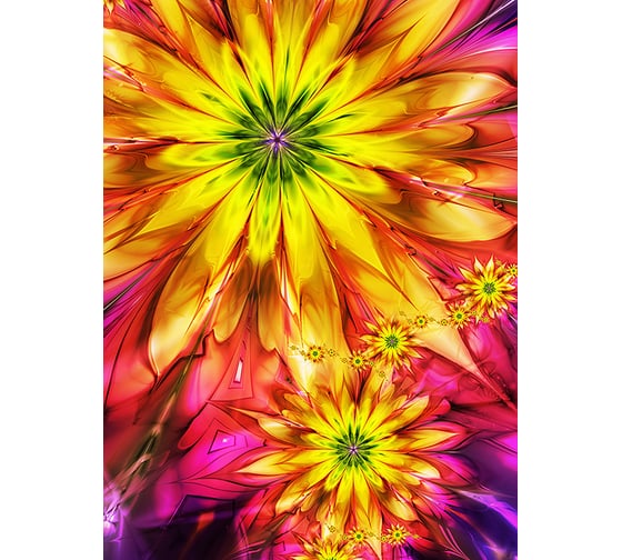 Фотообои DIVINO Буйство красок 200x270 см C-181