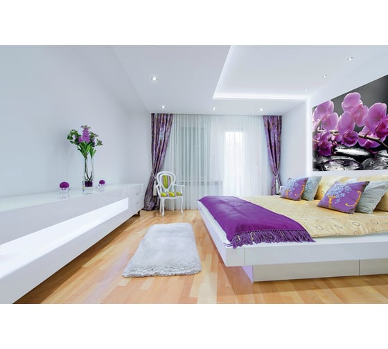 Фотообои DIVINO Орхидея на камнях 200x147 см C-322 1
