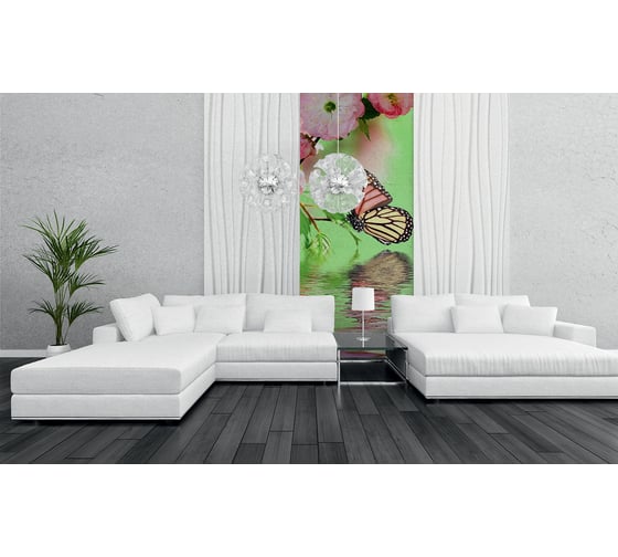 Фотообои DIVINO Бабочки 100x270 см C-285 1