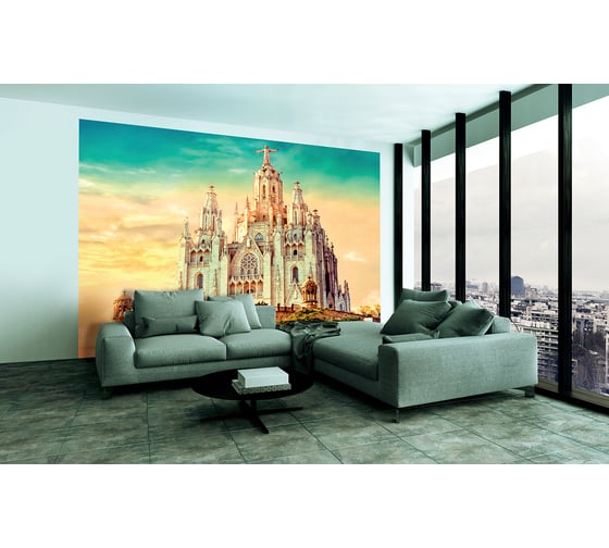 Фотообои DIVINO Церковь в Барселоне 300x270 см C-089 1