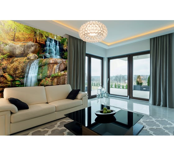 Фотообои DIVINO Водопад в парке 300x270 см C-091 1