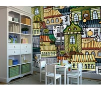 Фотообои DIVINO Городок фон 300x270 см C-066