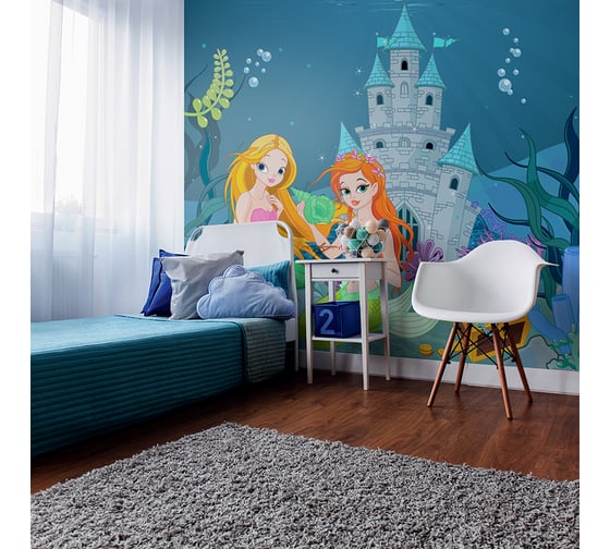 Фотообои DIVINO Русалочки 300x270 см C-073
