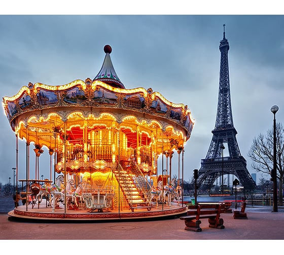 Фотообои DIVINO Карусель 300x238 см C-061