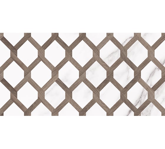 Настенная керамическая плитка LAPARET Blanco (белый; узор; 20x40 см; 15 шт.) х9999279372