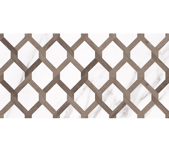 Настенная керамическая плитка LAPARET Blanco (белый; узор; 20x40 см; 15 шт.) х9999279372