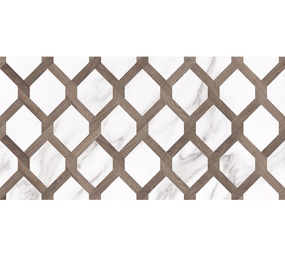 Настенная керамическая плитка LAPARET Blanco (белый; узор; 20x40 см; 15 шт.) х9999279372