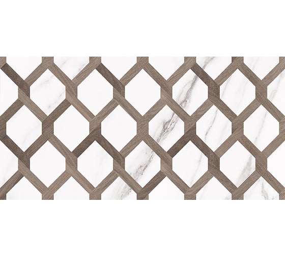 Настенная керамическая плитка LAPARET Blanco (белый; узор; 20x40 см; 15 шт.) х9999279372