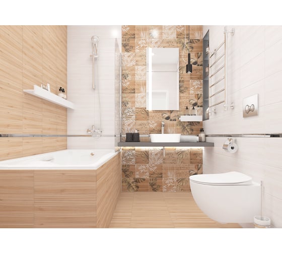 Керамогранит LAPARET Organic (коричневый; 40x40 см; 10 шт.) х9999278228