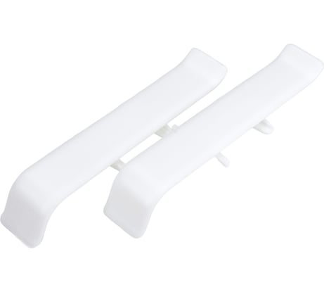 Соединитель для плинтуса DECONIKA (70 мм, 001 Белый, 2 шт.) Д-П70-С-Ф2 001 БЕЛ